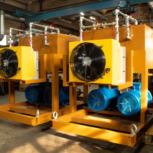 Гидростанция на раме с горизонтальными насосами