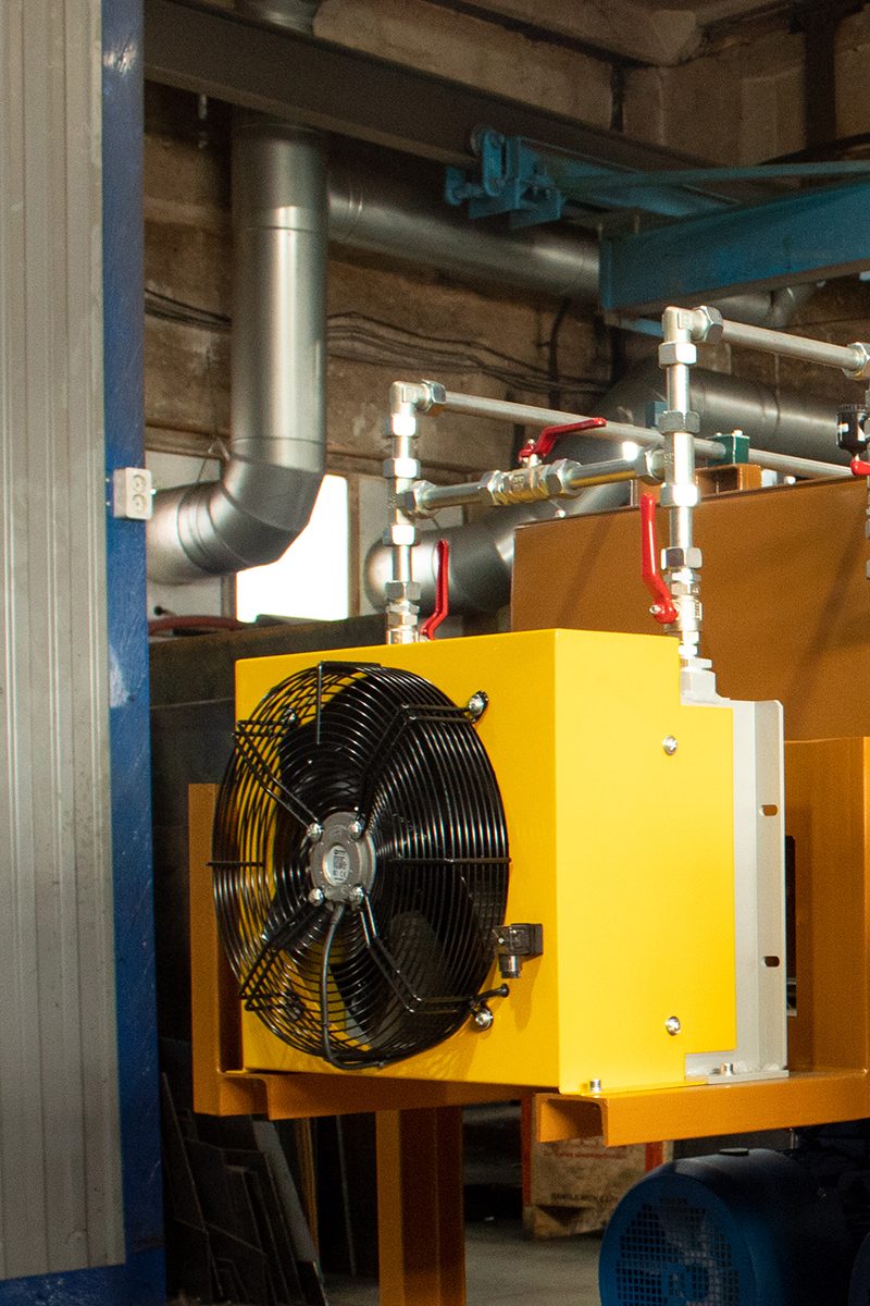 Гидростанция на раме с горизонтальными насосами